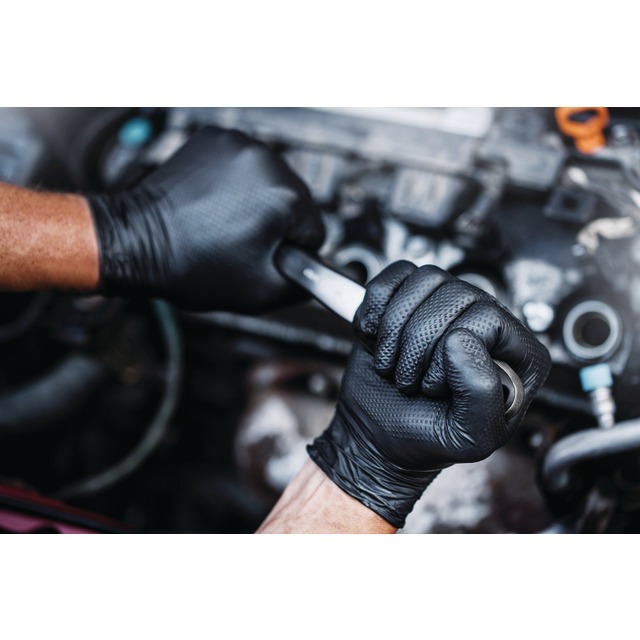 Gants Nitrile Gogrip Noir Boite 50 9-10 Mercator référence fournisseur 2955413